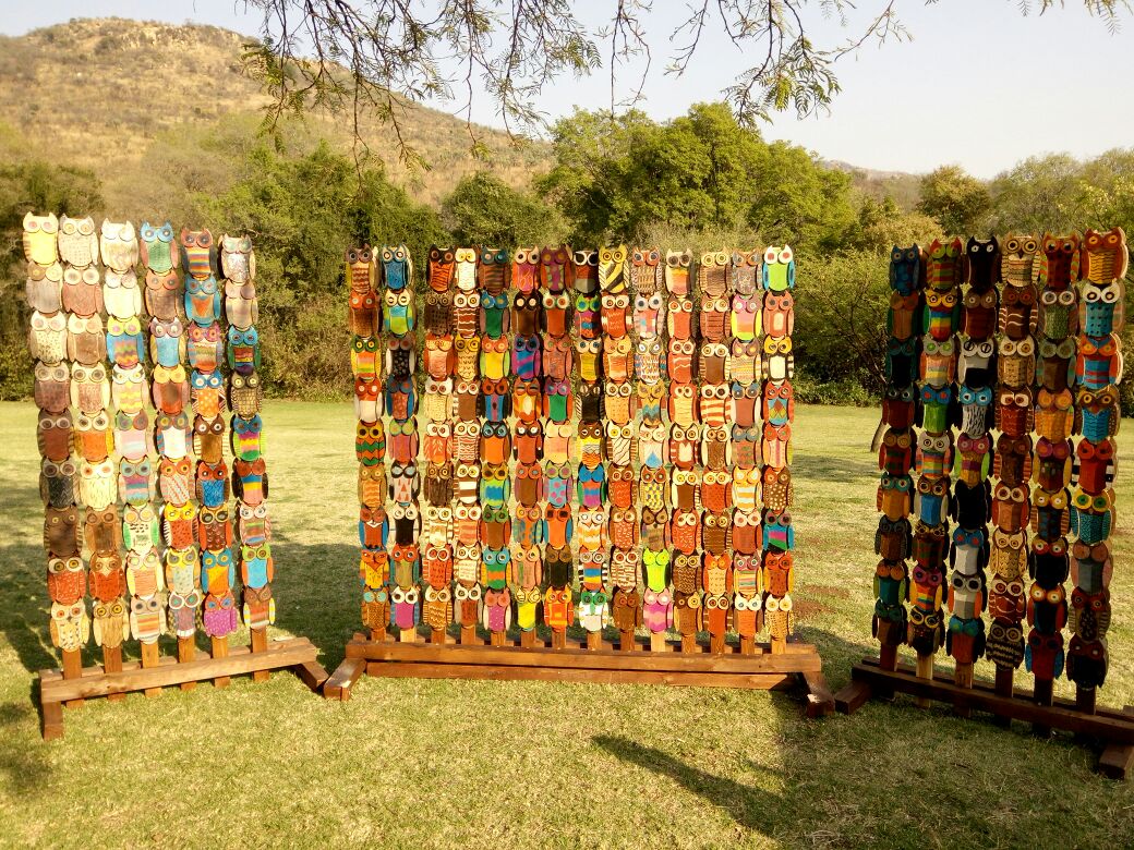 Alex Owl Art at Bird Fair 2018